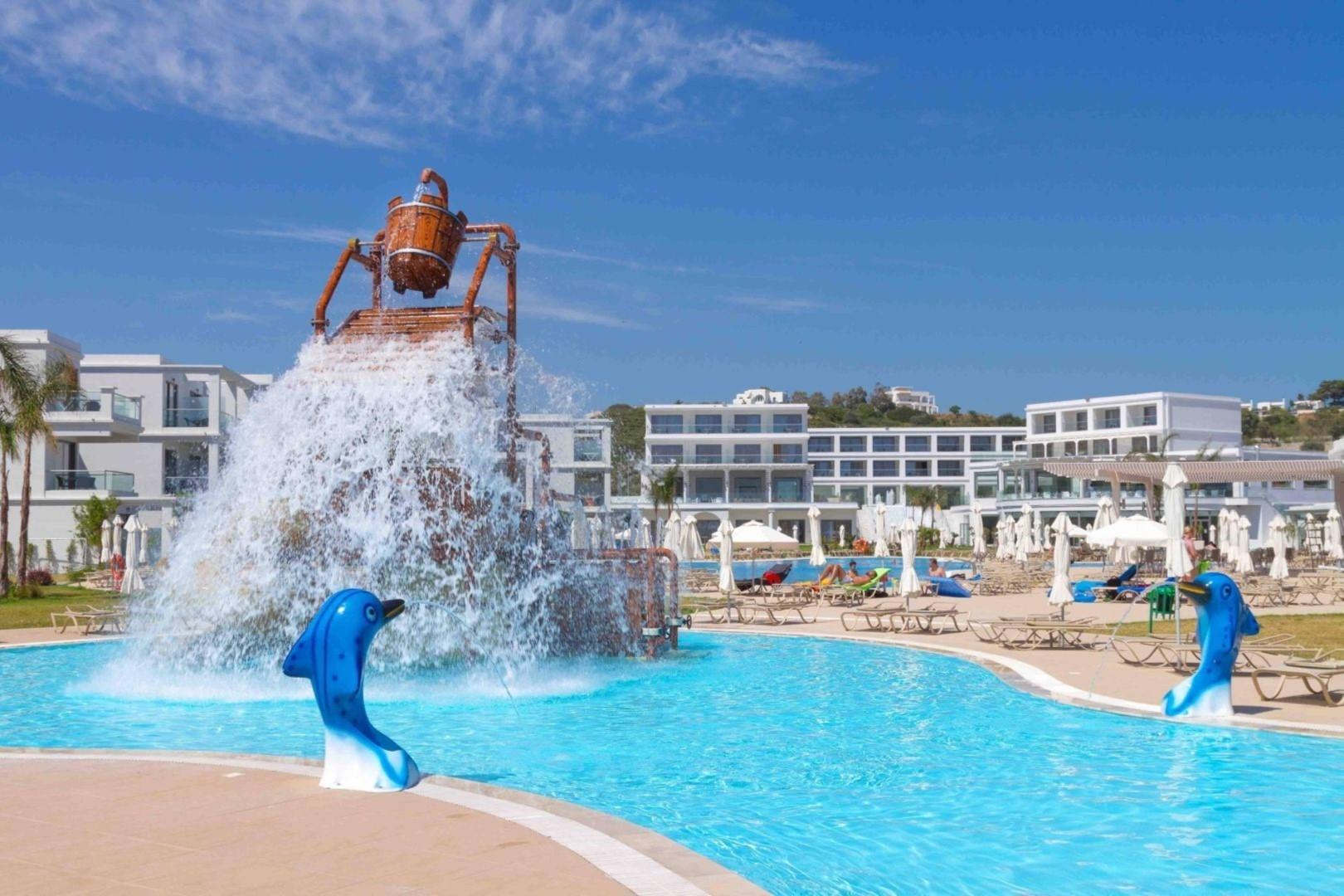 Asterias Beach Resort Afantou Dış mekan fotoğraf