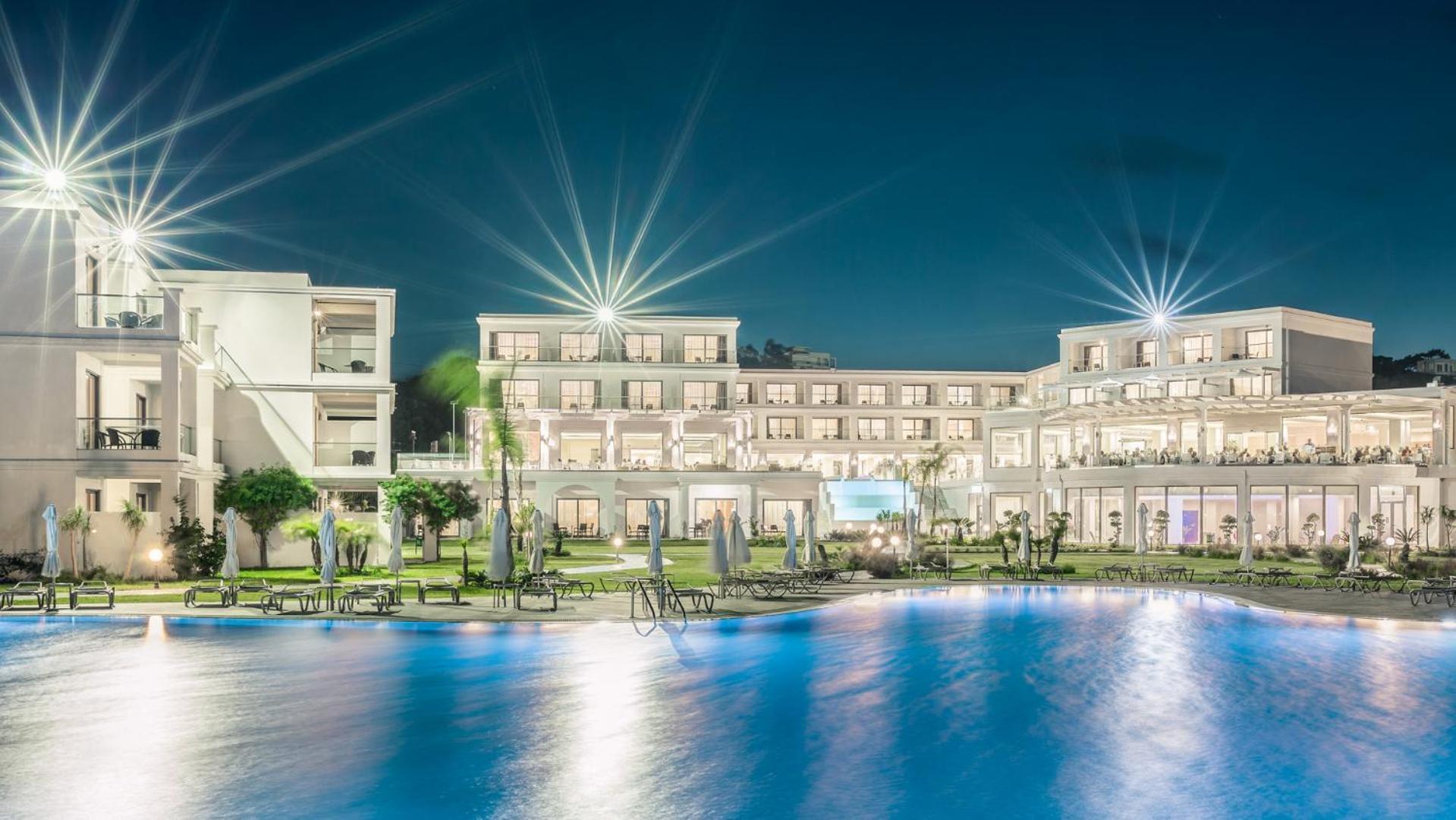 Asterias Beach Resort Afantou Dış mekan fotoğraf